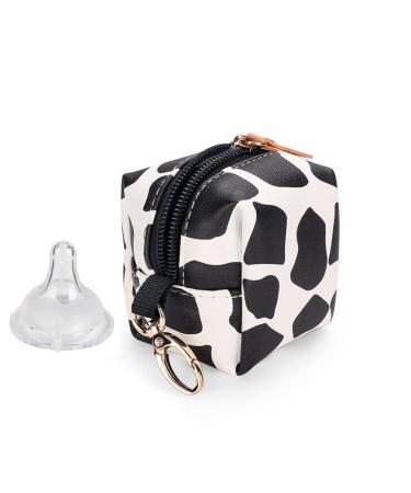 Valiclud Cow Pattern Baby Pacifier Case - Travel Accessory for Pacifiers Headphones & Keys - Mini Storage Bag - Buy Online on GoSupps.com