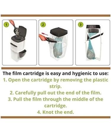 LitterLocker II Refill Cartridge- 1 Unit Hygienic Disposal System For Soiled Cat Litter Environmentally Friendly Cartridge Completely Hygienic Deodorizer Traps Odours - Buy Online on GoSupps.com