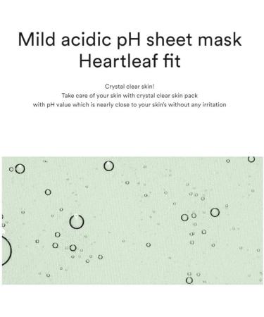Abib Mild acidic pH Sheet Mask Heartleaf Fit 30ml - Buy Online on GoSupps.com