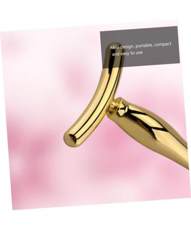 Premium Gold T-Bar Eye Massage Roller Set - Eye Cream Massage Device for Refreshing Skin - 9.6x3.5cm - Buy Online on GoSupps.com