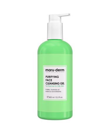 Maruderm Facial Cleansing Gel with Salicylic Acid Specially Designed for Combination and Oily Skin 400 ML