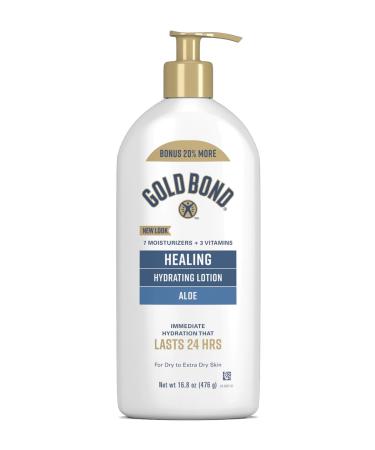 Gold Bond Ultimate Healing with Aloe Skin Therapy Lotion 14 oz (Pack of 6) 14 Ounce (Pack of 6)