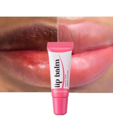 Natural Lip Lightening Balm with Hyaluronic Acid | Exfoliates Dead Skin Fades Discoloration Moisturizing for Smokers Men & Women