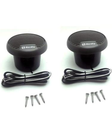 Herdio 3 Inch Waterproof Marine Speakers - 140W Full Range Motorcycle Speaker Stereo System (Pair) - Ideal for Boat, Hot tub, UTV, ATV, Golf Carts, Powersports, Car SPA - Grey - Buy Online on GoSupps.com