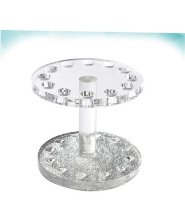 minkissy 1pc Nail Display Stand Make up Makeup Brish Holder Makeup Pen Stand Pen Display Holder Nail Tool Organizer Holder for Nail Brush Nail Brush Tool Stand Nail Art Penholder 8.7x8.5cm Silver Transparent - Buy Online on GoSupps.com