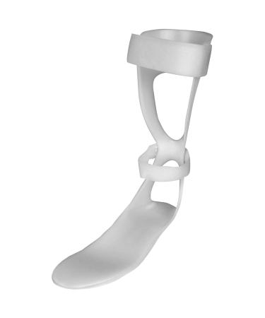 AFOSwedish Foot Support - Drop Foot Stabilizer, Moldable, Trimmable, Lightweight Polyethylene, Men, Left Men Left