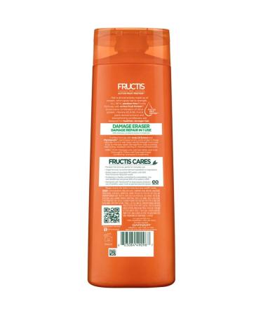 Garnier Fructis Damage Eraser Shampoo - Repairs Distressed & Damaged Hair - 12.5 fl. oz - Buy Online on GoSupps.com