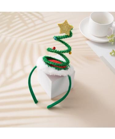 amangul Christmas Springy Coil Tree Hair Bands Tree Headband Party Decoration Supplies for Creative Holiday Hair Styling Pr(Red) - Buy Online on GoSupps.com