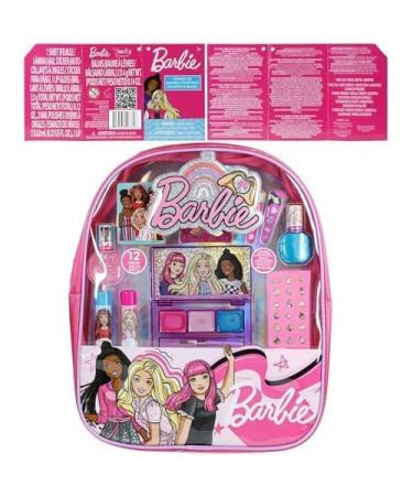 Barbie Makeup Backpack Set | 12-Piece Accessories for Ages 3+ | Perfect for Parties & Sleepovers - Buy Online on GoSupps.com