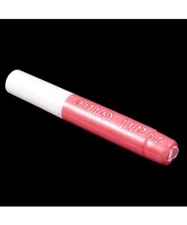 Obahdirry Women Beauty Mini Professional Nail False Art Decorate Tips Acrylic Glue White+Pink - Buy Online on GoSupps.com