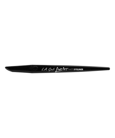 L.A. Girl Line Art Matte Eyeliner Intense Black 0.014 Fl. Oz. (Pack of 3) GLE712