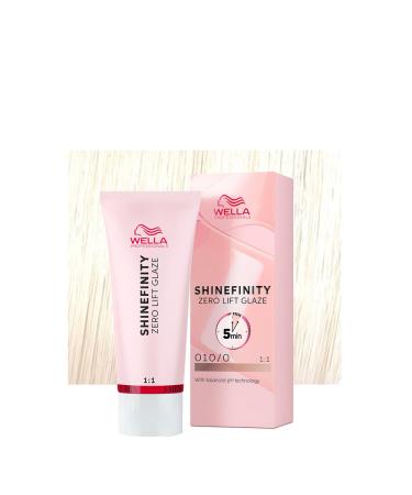Wella Shinefinity Zero Lift Glaze Natural Flash 010/0 60ml - colorazione demi permanente