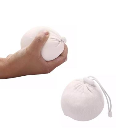2 Bags Strong Refillable Chalk Ball, Each Ball has 65 g (2.3 oz) Capacity, Fine Soft for Athletic Chalk Ball Comes Full Good for Rock Climbing, Gym Workouts