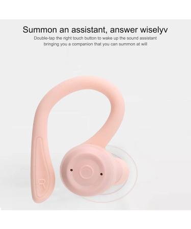 Ear Hooks Earphone Earbuds Compact Sound Assistant Wearing Without Pressure for Outdooor for Daily Use for Office(Cloud Powder) - Buy Online on GoSupps.com