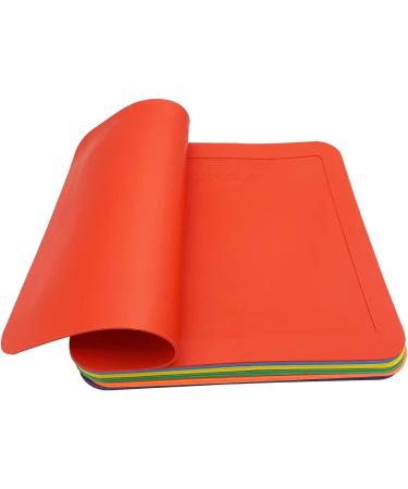 Eco Walker 12 Flat Square Spot Marker Multi-Color Playmat | Set of 12 for Kids Exercise and Floor Activities - Buy Online on GoSupps.com