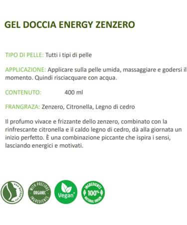 Weleda AG WELEDA Bio Energy XL Shower gel vegan natural cosmetics aroma shower for women and men with gingercedarwood scent natural skin care shower soap for facial cleansing 400 ml 1er Pack - Buy Online on GoSupps.com