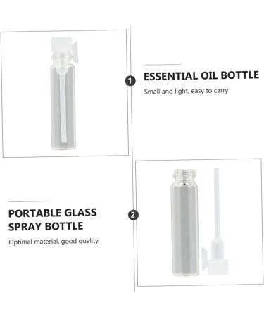 Beaupretty 160 Pcs Glass Perfume Bottle Set - Transparent Portable Sample Vials for Travel - Ideal Perfume Accessory - Buy Online on GoSupps.com