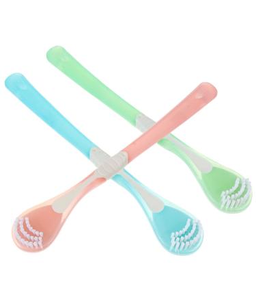 Beaupretty 6 Pcs Cleaning Brush Set - Tough Tongue Cleaners for Baby & Adults - Household Scrapers in Assorted Colors - 17x3CM - Buy Online on GoSupps.com