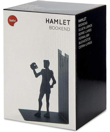 Buy Balvi Hamlet Black Metal Bookend - Unique Design for Stylish Home Organization | International Shipping Available - Buy Online on GoSupps.com