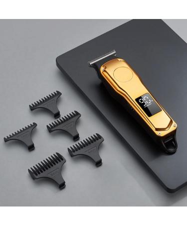 Bassulouda Gold Hair Clipper Men's Hair Clipper Electric Rechargeable Beard Trimmer Shaving Razor for Men Cutter - Buy Online on GoSupps.com