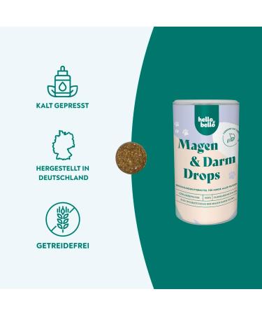 Hellobello Gastrointestinal Drops for Dogs - 3 x 350g | Supports Digestion Colon Regulation & Healthy Intestinal Flora with Probiotics & Prebiotics - Buy Online on GoSupps.com