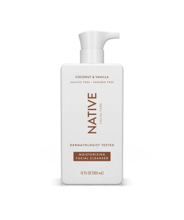 Native Moisturizing Facial Cleanser Normal to Dry Skin Types 12 oz
