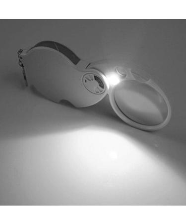 Magnifying Glasses Educational Hobby Magnifiers Led with Led Foldable 20 Times Old Man Reading Portable Magnifying Glass Hd Jewelry Identification - Buy Online on GoSupps.com