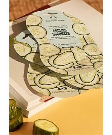The Body Shop Cooling Cucumber Eye Sheet Masks (2 in each pack) - Buy Online on GoSupps.com