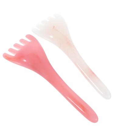 Ipetboom 2-part head massager Hand-held scalp and temporal massage clerk.