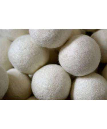 Eco-Friendly Reusable Handmade Wool Dryer Balls - Natural Fabric Softener Set of 3 - Buy Online on GoSupps.com