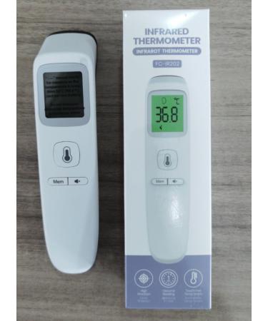 Buy Fieberhermometer Contactless Thermometer - Digital Infrared for Babies & Adults | Fever Alarm & 35 Memory Recall | Accurate LCD Display - Buy Online on GoSupps.com