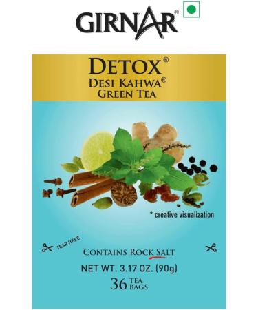 GIRNAR Detox Green Tea Desi Kawa - Buy Online on GoSupps.com