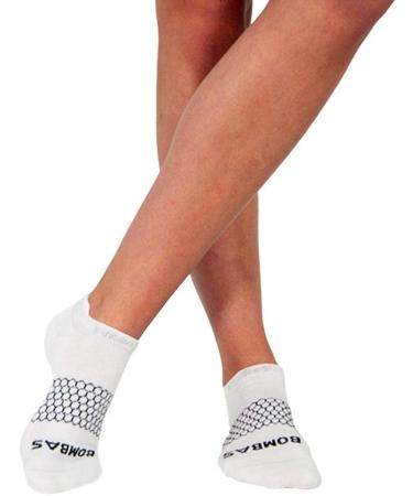 Bombas Women's Originals Ankle Socks - Grey/Blue, Size Medium - Buy Online on GoSupps.com