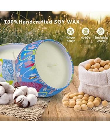 Fragrance Candles Set - 4 Soy Wax Aromatherapy Candles | Perfect Gift for Women Mothers & Special Occasions - Stress Relief | Valentine's Day Birthdays Weddings Christmas - Buy Online on GoSupps.com