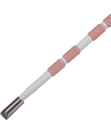 Professional Stainless Steel Cuticle Pusher Tool for Manicure & Pedicure - Pink & White - Stocking Stuffers - Use with Cutter or Trimmer - Buy Online on GoSupps.com