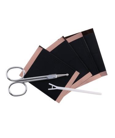 DOITOOL Invisible Eyelid Strips 1 Set Beauty Stickers Beauty Eye Stick Practical Eyelid Sticker Scissors Woman