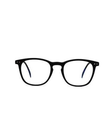 Muunel Blue Light Blasses With Essilor Anti-Glare Coating William Uvallblue for HD Vision Black Frame for Women Non-Prescription Black