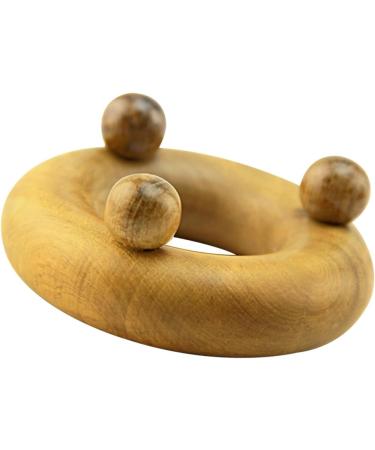 3-Part Fascia Massage Device | Face & Body Massage Tools | Wood Neck Roller & Reflexology Ball | Premium Wellness Subscription - Buy Online on GoSupps.com