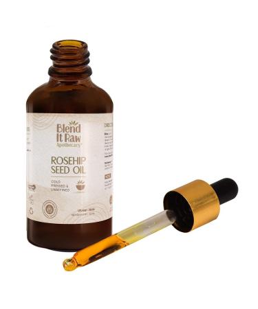 BEMT Rosehip Oil Cold-Pressed Unrefined & 100% Pure | Lightweight Fast-Absorbing Facial Oil | For All Skin Types | 50 ml