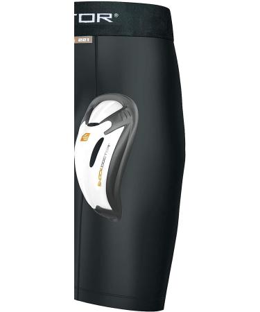 Shock Doctor Compression Shorts with Bio-Flex Cup | Moisture-Wicking Vented Protection | Youth & Adult Sizes (Large, Black) - Buy Online on GoSupps.com