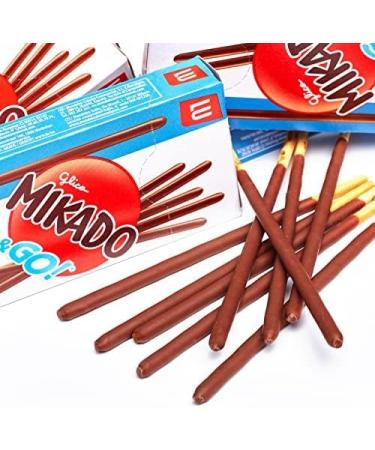 LU - Mikado Pocket Milk Chocolate Biscuit for Children's Snacks - Individual Pack of Cakes - Made in France - Practical Pocket Size - Display of 24 Boxes of 39 g - Buy Online on GoSupps.com