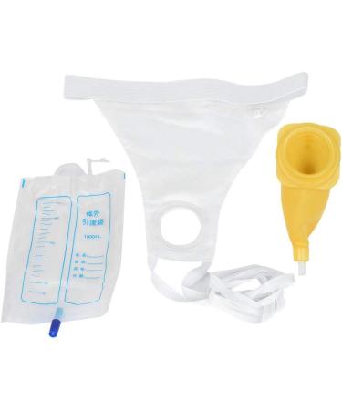 Portable Urinal Bag - Wearable Silicone Urine Collector for Elderly Latex Spill Proof Ideal for Urinary Incontinence - Buy Online on GoSupps.com