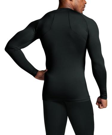ATHLIO Men's UPF 50+ Long Sleeve Compression Shirts 3 Pack - Water Sports Rash Guard Base Layer for Athletic Workouts - Size Large - Buy Online on GoSupps.com