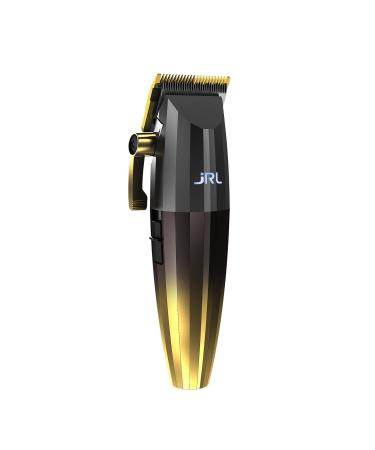 Amazon Series JRL Fresh Fade 2020C-G Clipper - Professional Hair Clippers w/Cool Blade Technology for Men's Grooming - Rechargeable Clippers w/LCD Display and Corrosion Proof (Gold) Gold Clipper