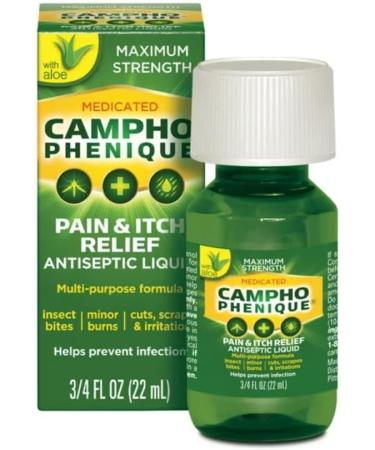 Campho-Phenique Antiseptic Liquid 3/4 oz (Pack of 2) - Effective Antiseptic Treatment - Buy Online on GoSupps.com