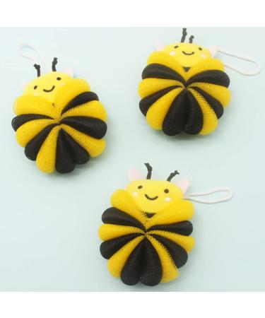 Beaupretty 2pcs Kids Bath Sponges - Cartoon Animal Loofah Bath Mesh Body Scrubber Balls - Buy Online on GoSupps.com
