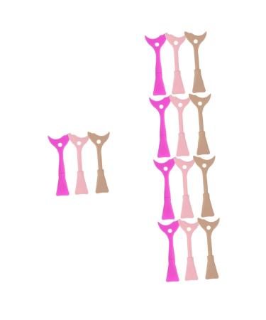 FRCOLOR 15 Pcs Eyeliner Eyeshadow Baffle Stamp Eyeliner Mascara Shield Applicator Eyeliner Guard Applicator