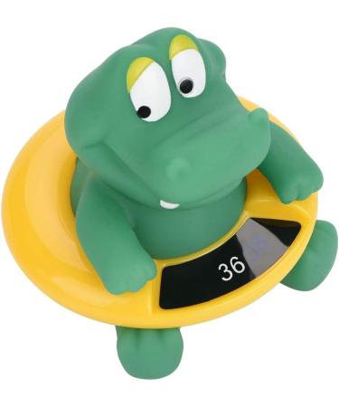 Water Temperature Compact Floatable Infant Bath Thermometer LED Display Baby Time Thermometer Bath Tub for Baby(Green Crocodile) - Buy Online on GoSupps.com