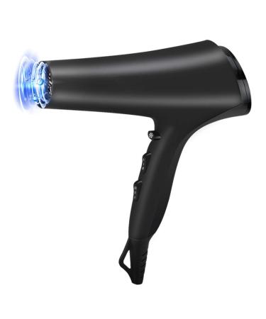 2200W Hair Dryer Salon Hairdryer Professional Hairdryer Ionic Blow Dryer Powerful Fast Drying 3 Heat 2 Speed 1 Cold Wind Button 2 Nozzles and 1 Diffuser Constant Temperature Less Hair Damage