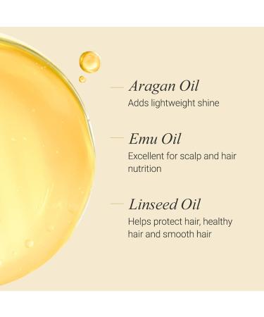 TMR Cosmetics Hair Luxe with Argan Oil - Moroccan Hair Oil Conditioner for Dry, Frizzy, Heat-Damaged Hair - Promotes Shine, Thickness, and Strength - 55ml - Buy Online on GoSupps.com